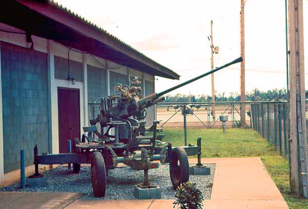 Captured North Vietnamese 37mm anti aircraft gun