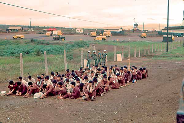 North Vietnamese prisoners Pleiku, Vietnam